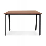 Paris Prix Bureau Bench Double "Rosendo" 160cm Noir & Noyer