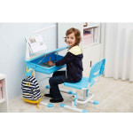 Paris Prix Bureau & Chaise Enfant "Comfortline" 70cm Bleu