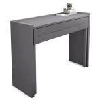 Paris Prix Bureau Console Extensible "Mel" 110cm Gris