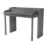 paris prix Bureau Console Extensible "Mel" 110cm Gris