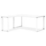 paris prix Bureau d'Angle en Bois Design "Hovik" 170cm Blanc