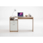 Paris Prix Bureau Design 1 Porte & 1 Tiroir "Sonka" 123cm Naturel