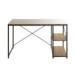 Paris Prix Bureau Design 2 Niches "Ademo" 120cm Chêne & Noir