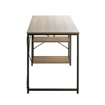 Paris Prix Bureau Design 2 Niches "Ademo" 120cm Chêne & Noir