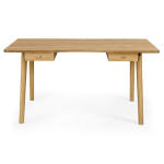 paris prix Bureau Design 2 Tiroirs "Nice" 140cm Chêne
