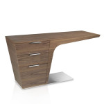 paris prix Bureau Design 3 Tiroirs "Blanca" 150cm Naturel
