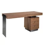 paris prix Bureau Design 5 Tiroirs "Terrie" 160cm Marron