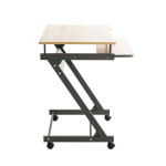 Paris Prix Bureau Design "Admira" 75cm Chêne & Anthracite