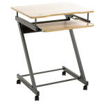 paris prix Bureau Design "Admira" 75cm Chêne & Anthracite