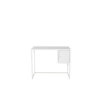 Paris Prix Bureau Design Avec Porte "Bakal" 95cm Blanc