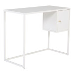 paris prix Bureau Design Avec Porte "Bakal" 95cm Blanc