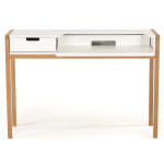 Paris Prix Bureau Design En Bois "Farringdon" 122cm Naturel