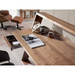 Paris Prix Bureau Design En Bois "Jarvis" 176cm Marron