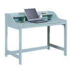 paris prix Bureau Design en Bois "Lowell" 110cm Vert Sauge