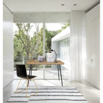 Paris Prix Bureau Design En Bois "Rayburn" 115cm Naturel