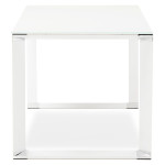 Paris Prix Bureau Design En Verre "Hovik" 140cm Blanc