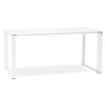 paris prix Bureau Design en Verre "Hovik" 140cm Blanc