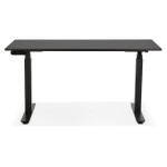 Paris Prix Bureau Design Réglable "Électrique" 140cm Noir