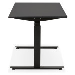 Paris Prix Bureau Design Réglable "Électrique" 140cm Noir