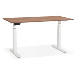 paris prix Bureau Design Réglable "Électrique" 140cm Noyer