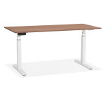 paris prix Bureau Design Réglable "Électrique" 160cm Noyer