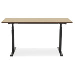 Paris Prix Bureau Électronique Ergonomique "Kio" 150cm Chêne