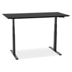 Paris Prix Bureau Électronique Ergonomique "Kio" 150cm Noir