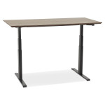 Paris Prix Bureau Électronique Ergonomique "Kio" 150cm Noyer