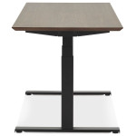 Paris Prix Bureau Électronique Ergonomique "Kio" 150cm Noyer