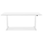 Paris Prix Bureau Électronique Ergonomique "Kio" 180cm Blanc