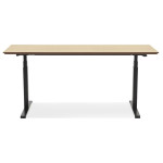 Paris Prix Bureau Électronique Ergonomique "Kio" 180cm Chêne