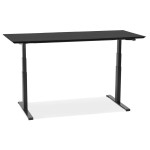 Paris Prix Bureau Électronique Ergonomique "Kio" 180cm Noir