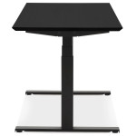 Paris Prix Bureau Électronique Ergonomique "Kio" 180cm Noir