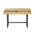 Paris Prix Bureau En Bois 2 Tiroirs "Camden" 110cm Naturel