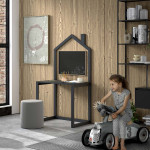 Paris Prix Bureau Enfant En Bois "Dallas" 150cm Anthracite