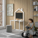 Paris Prix Bureau Enfant En Bois "Dallas" 150cm Blanc