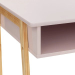 Paris Prix Bureau Enfant En Bois "Maternelle" 58cm Rose