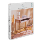 Paris Prix Bureau Enfant En Bois "Maternelle" 58cm Rose