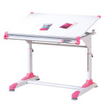 Paris Prix Bureau Enfant Inclinable "Duo" 100cm Rose & Vert