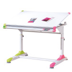 paris prix Bureau Enfant Inclinable "Duo" 100cm Rose & Vert