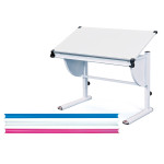 paris prix Bureau Enfant Inclinable "Lomi" 110cm Blanc