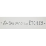 Paris Prix Bureau Enfant Pupitre "Ecriture" 63cm Blanc & Naturel