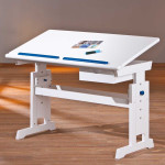 Paris Prix Bureau Enfant Pupitre "School" 109cm Blanc