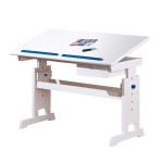 paris prix Bureau Enfant Pupitre "School" 109cm Blanc