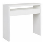 Paris Prix Bureau Extensible 1 Tiroir "Azort" 100cm Blanc