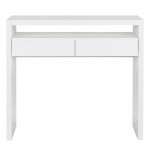 paris prix Bureau Extensible 1 Tiroir "Azort" 100cm Blanc
