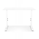 Paris Prix Bureau Hauteur Réglable "Mathew" 140cm Blanc