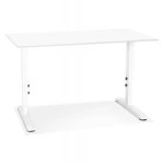 paris prix Bureau Hauteur Réglable "Mathew" 140cm Blanc