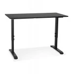 Paris Prix Bureau Hauteur Réglable "Mathew" 140cm Noir