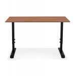 Paris Prix Bureau Hauteur Réglable "Mathew" 140cm Noir & Noyer